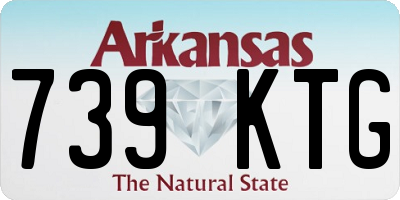 AR license plate 739KTG