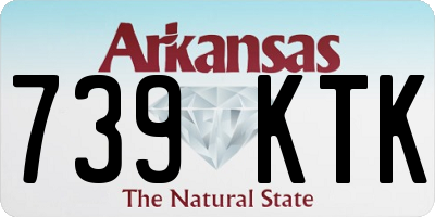 AR license plate 739KTK