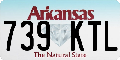 AR license plate 739KTL