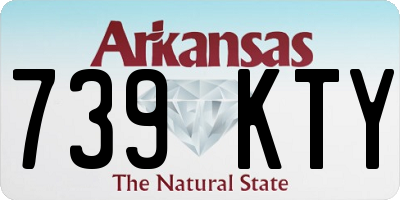 AR license plate 739KTY