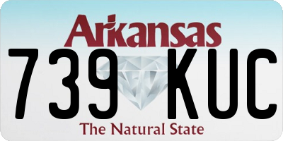 AR license plate 739KUC