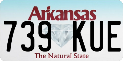 AR license plate 739KUE