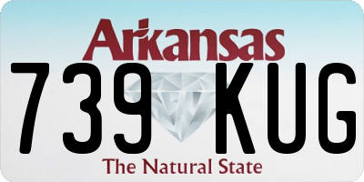 AR license plate 739KUG