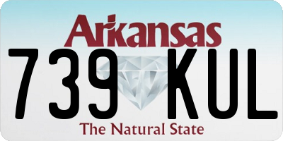 AR license plate 739KUL
