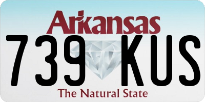 AR license plate 739KUS