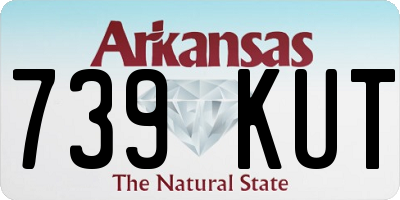 AR license plate 739KUT