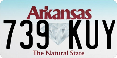 AR license plate 739KUY
