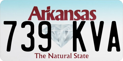 AR license plate 739KVA
