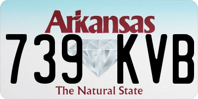 AR license plate 739KVB