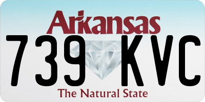 AR license plate 739KVC