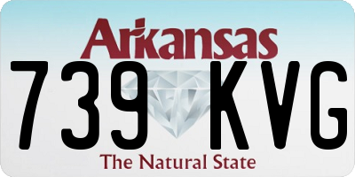 AR license plate 739KVG