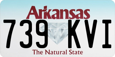 AR license plate 739KVI