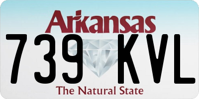 AR license plate 739KVL