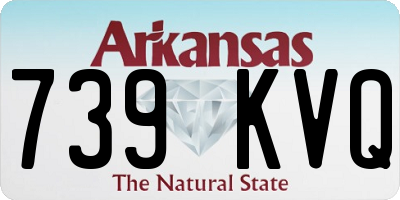 AR license plate 739KVQ