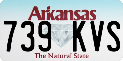 AR license plate 739KVS