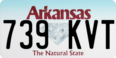 AR license plate 739KVT