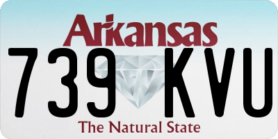 AR license plate 739KVU