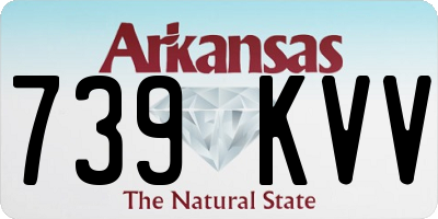 AR license plate 739KVV