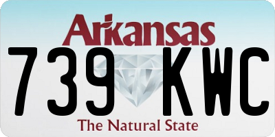 AR license plate 739KWC