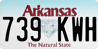 AR license plate 739KWH