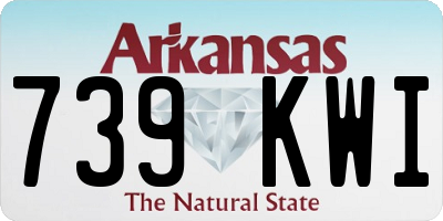 AR license plate 739KWI