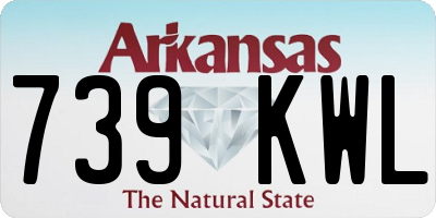 AR license plate 739KWL