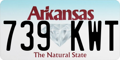 AR license plate 739KWT