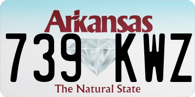 AR license plate 739KWZ