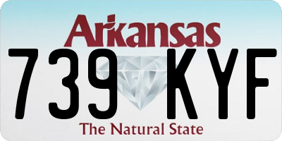 AR license plate 739KYF