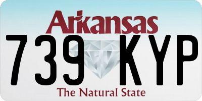 AR license plate 739KYP