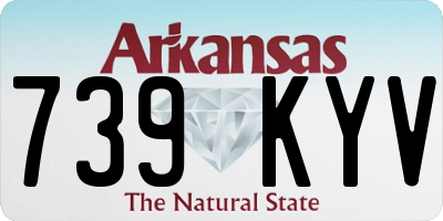 AR license plate 739KYV