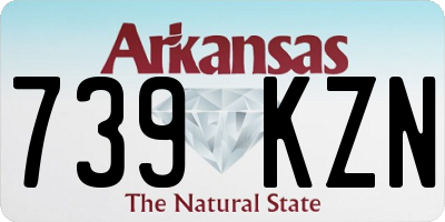 AR license plate 739KZN