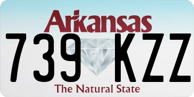 AR license plate 739KZZ