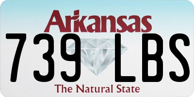 AR license plate 739LBS