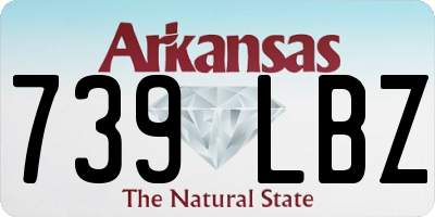 AR license plate 739LBZ
