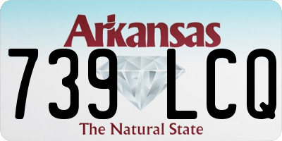 AR license plate 739LCQ