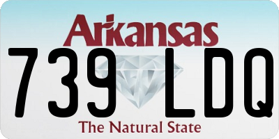 AR license plate 739LDQ