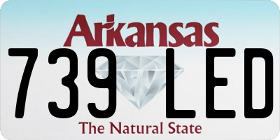 AR license plate 739LED