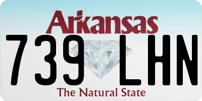 AR license plate 739LHN