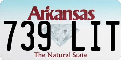 AR license plate 739LIT