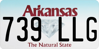 AR license plate 739LLG