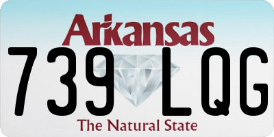 AR license plate 739LQG