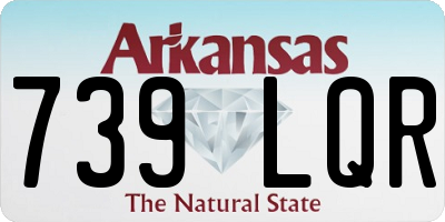 AR license plate 739LQR