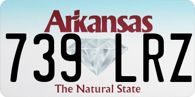 AR license plate 739LRZ