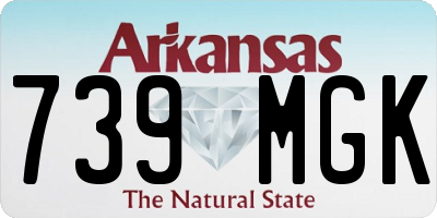 AR license plate 739MGK