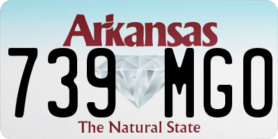 AR license plate 739MGO