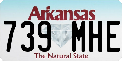 AR license plate 739MHE