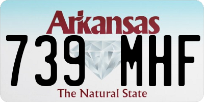 AR license plate 739MHF