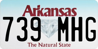 AR license plate 739MHG
