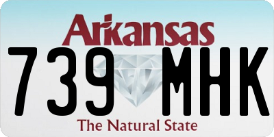 AR license plate 739MHK
